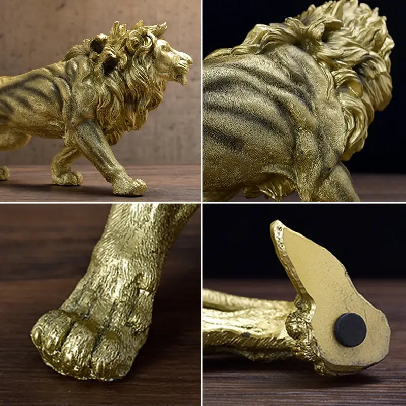 Escultura Leão Dourado