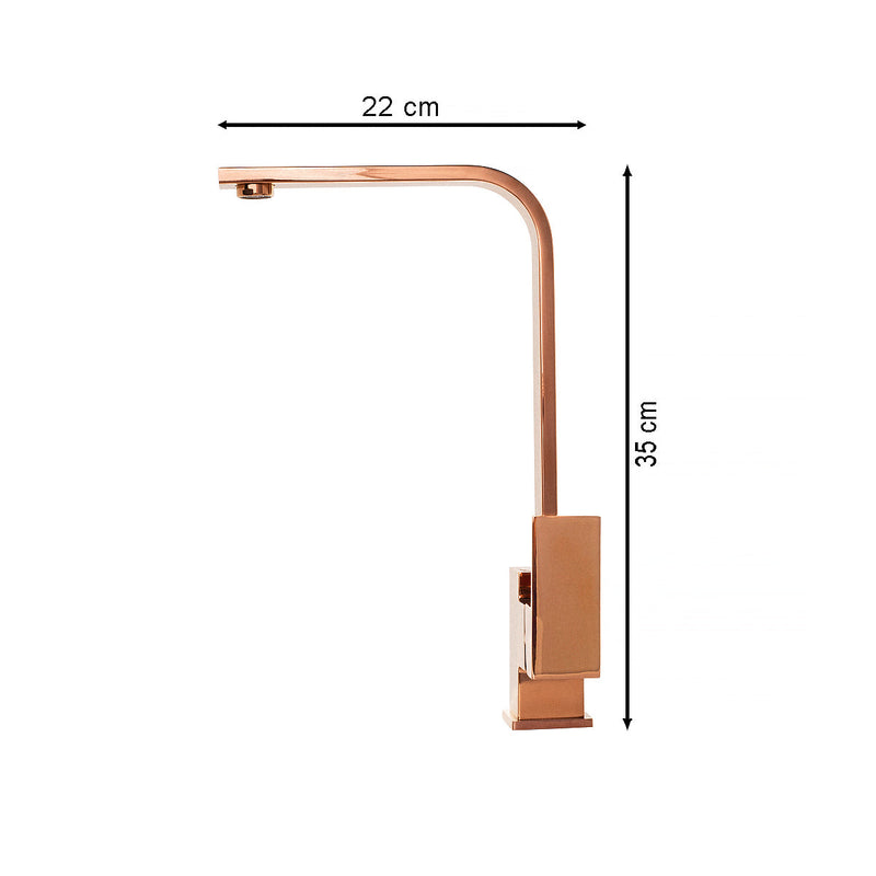 Torneira de Banheiro Design Moderno Monocomando  - Quadratta Luxe