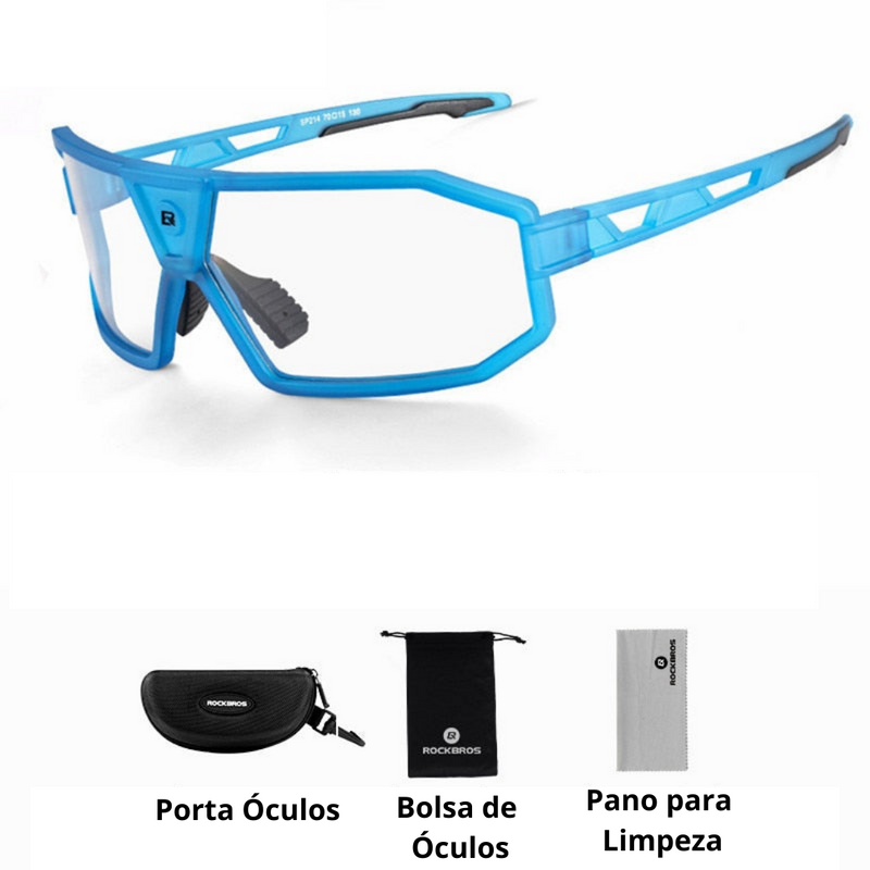 Óculos Ciclismo com Proteção UV400 Masculino/Feminino RockBros