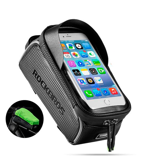 Bolsa Ciclismo Impermeável Porta Celular com Touch Screen RockBros